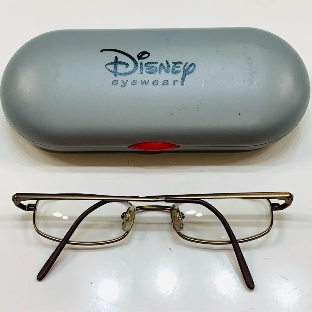 Disney eyewear Marchon Kids Eyeglasses Frame Antique Brown 45-17-125 Full Rim